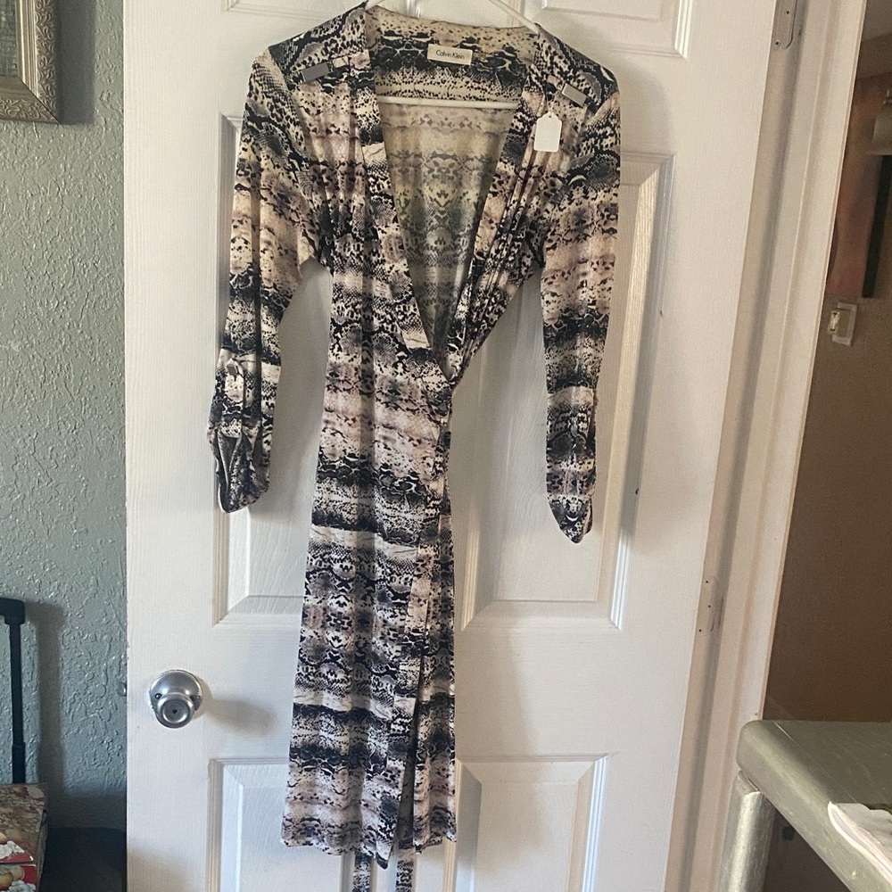 Stylish Black and Cream Women's Dress